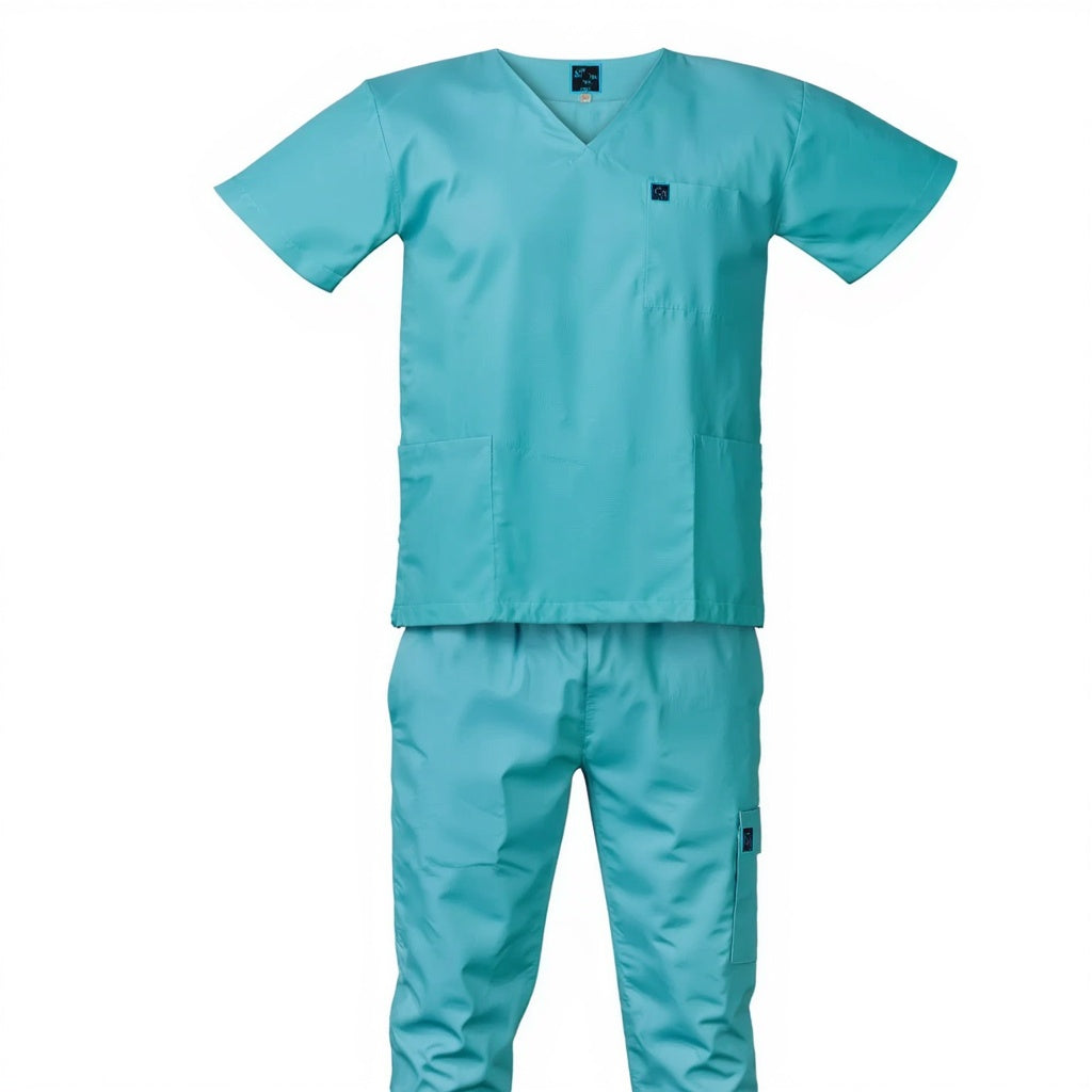 Surgical Scrub Top - Ocean Blue
